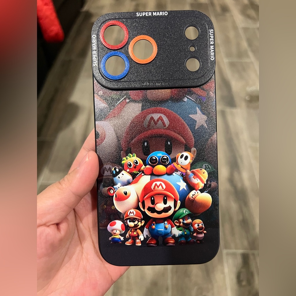 Super Mario Themed Phone Case For iPhone 17 pro max